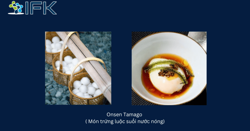 Onsen Tammago món ăn đặc sản của Onsen