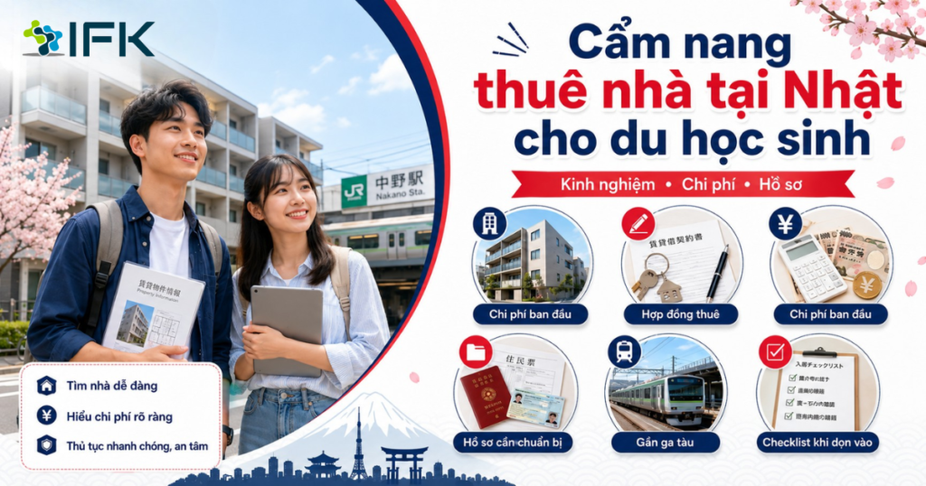 Cam nang thue nha tai Nhat Ban cho du hoc sinh